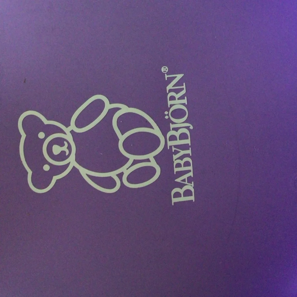 BabyBjörn Silicone Bibs in Purple and Pink - Set of 2